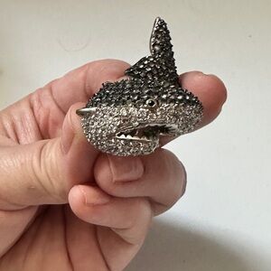 Authentic nOir Natalie the Shark Ring